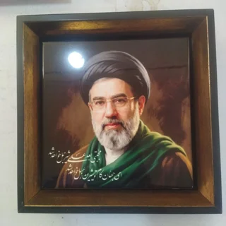 قاب کاشی مقام معظم رهبری